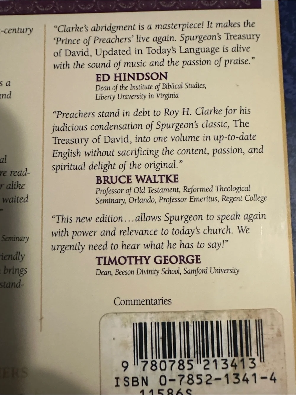 The Treasury of David by Charles Haddon Spurgeon — Blue Edition